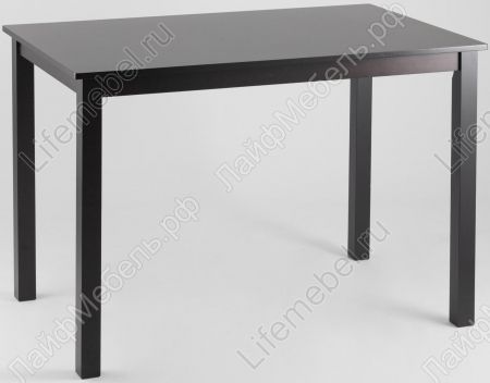 Обеденный стол Рунадиум черно-коричневый 