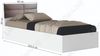 Каркасная кровать Виктория ПП-90 90 х 200 см бежевый / белый 