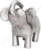 Каркасный пуф Слон 2 серебристый 