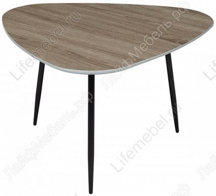 Журнальный стол Wood 62 4 дуб серо-коричневый винтажный 