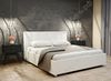 Каркасная кровать Афродита-3 160 х 200 см с ПМ эко кожа белая 