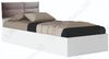 Каркасная кровать Виктория ПП-90 90 х 200 см бежевый / белый 