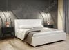 Каркасная кровать Афродита-3 160 х 200 см с ПМ эко кожа белая 