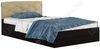 Каркасная кровать Виктория-П 120 х 200 см с мягкой съемной подушкой венге 