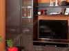 Витрина / Шкаф со стеклом Парма-Люкс 450 ГТ.013.304 венге / венге / кожа caiman темный 