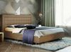 Каркасная кровать Афродита-8-2 140 х 200 см с ПМ велюр shaggy sand 
