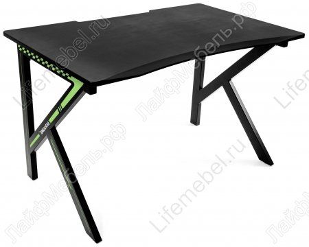Компьютерный стол AKRacing Gaming Desk black / green 