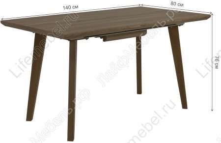 Обеденный стол MK-5810-LW светлое дерево 