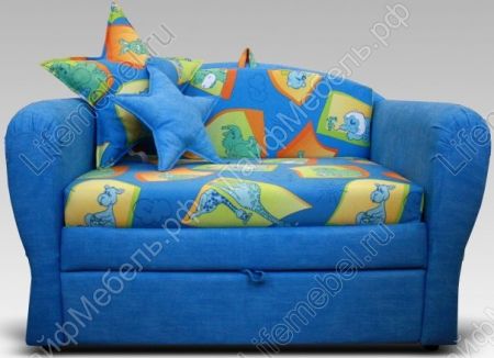 Детский диван синий 