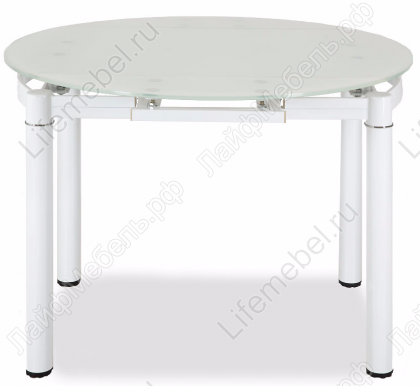 Обеденный стол S45 super white без цветка 