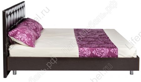 Мягкая кровать Токио с мягким изголовьем СМ-131.01.002 венге Цаво 