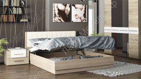 Каркасная кровать Ларго с подъемным механизмом СМ-181.01.004 