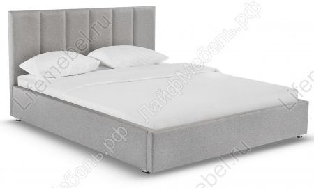 Каркасная кровать Афродита-3 160 х 200 см с ПМ рогожка grey 