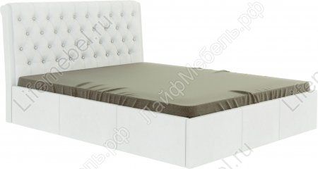 Каркасная кровать Veneto 160 х 200 см с ПМ белая 