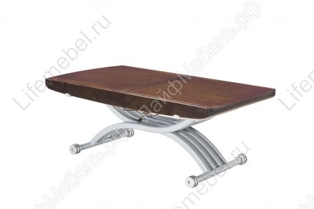 Обеденный стол "стол-трансформер B2110 венге и 4 стула 2368 Black" 