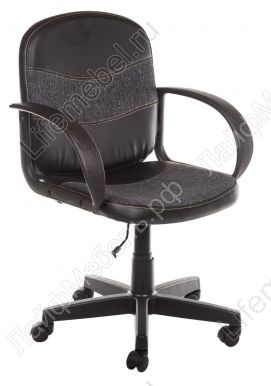 Офисное кресло Baggi (Багги) черный / серый 