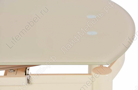 Обеденный стол стеклянный S45 beige 